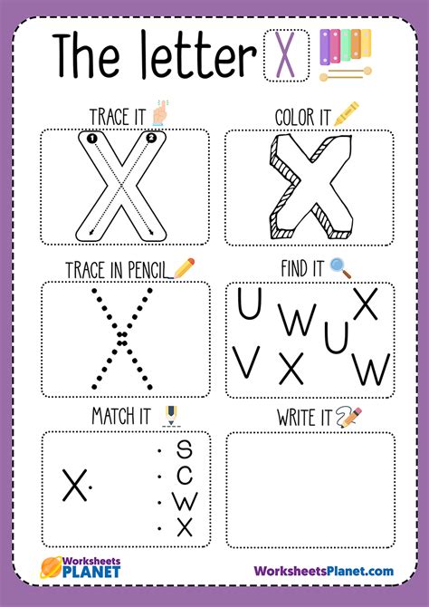 Letter X Activities .